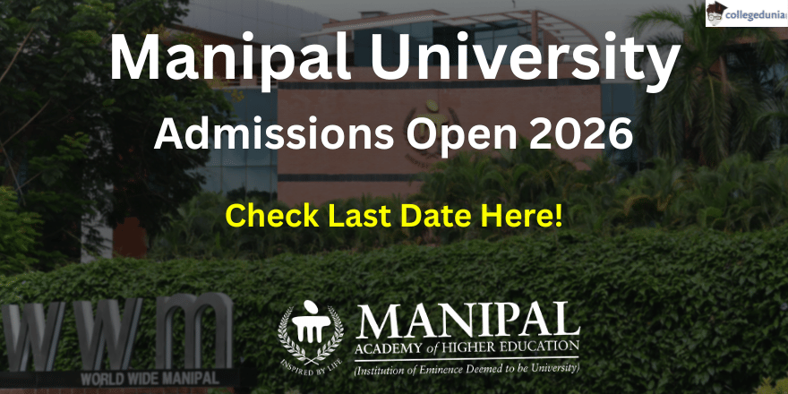Manipal University Opens 2026 Admissions