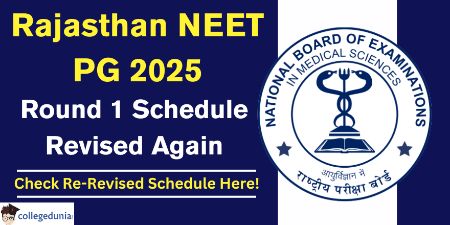 Rajasthan NEET PG 2025 Counselling Schedule Revised Again
