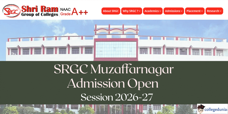 SRGC Muzaffarnagar Admission 2026–27 Open