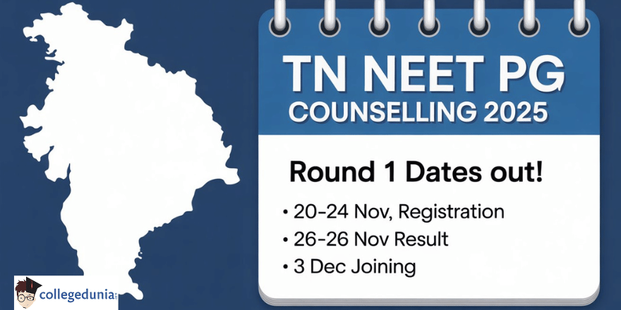 Tamil Nadu NEET PG 2025 Round 1 Revised Schedule Out