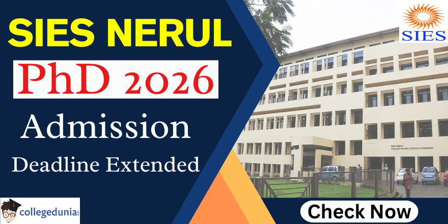 SIES Nerul PhD Admission 2026 Open