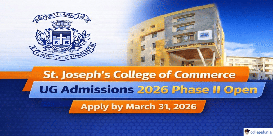 SJCC Begins UG Admission 2026 Phase II