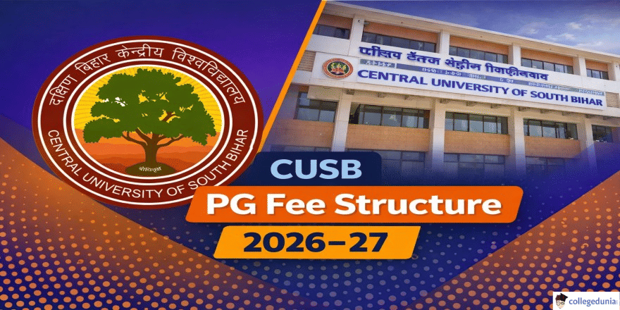 CU South Bihar PG Fee Structure 2026 Released