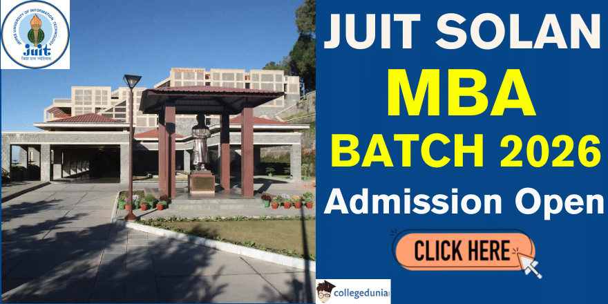 JUIT Solan MBA Admission 2026 Open