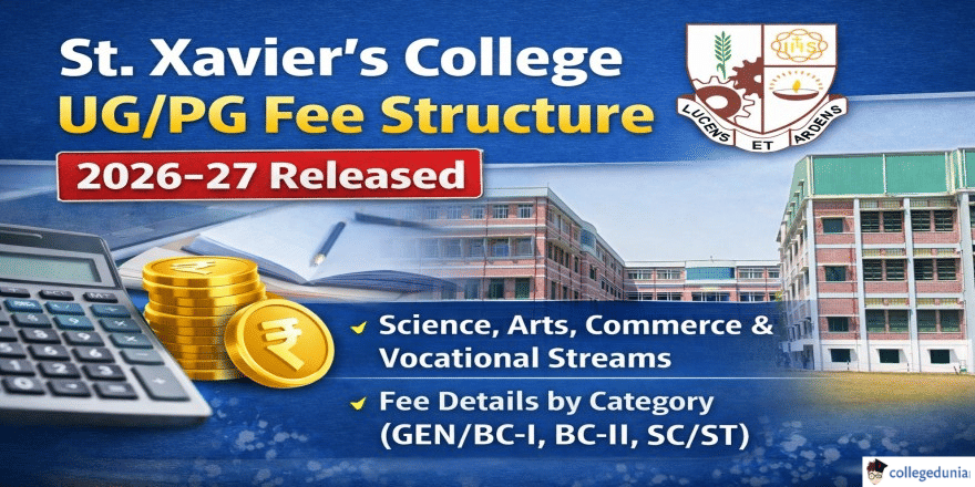 St Xaviers College Ranchi releases UG  PG fee structure for 2026