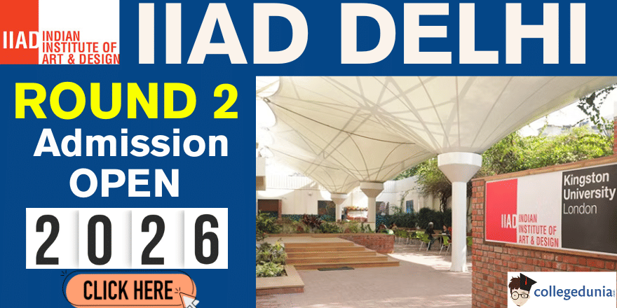 IIAD Delhi Round 2 Admission 2026 Opens