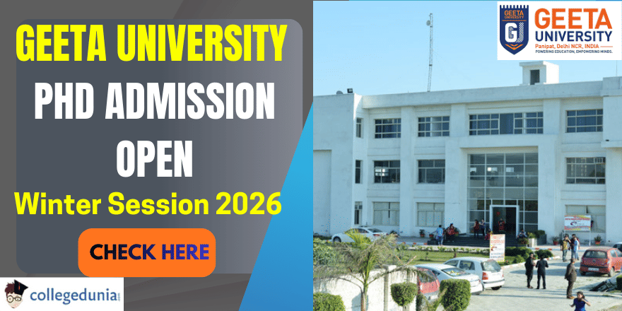 Geeta University PhD Admission 2026 Open