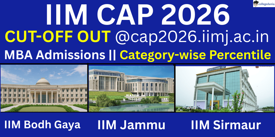 IIM CAP 2026 Cut-off Released 