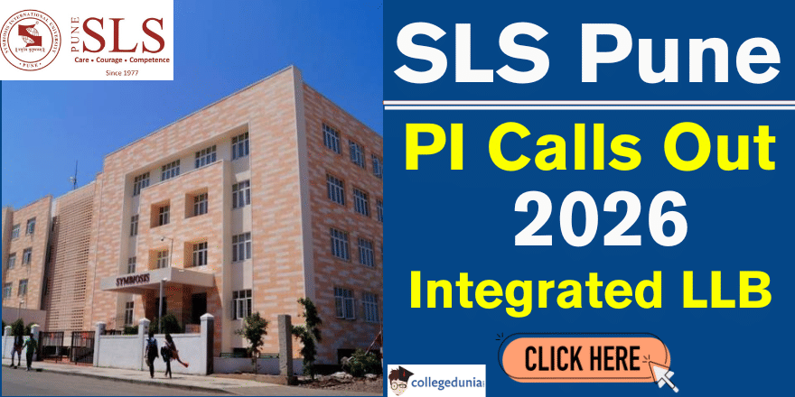 SLS Pune PI Calls 2026 Released for Integrated LLB