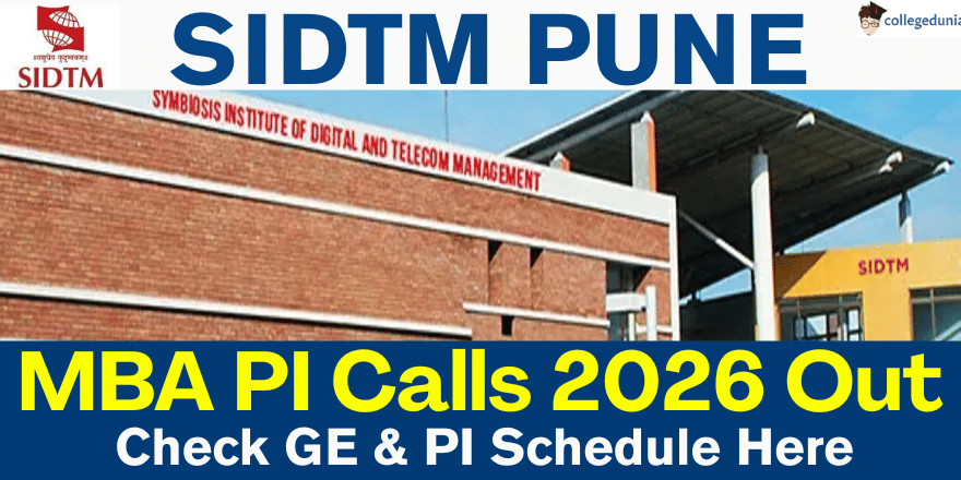 SIDTM Pune MBA PI Calls 2026 Out