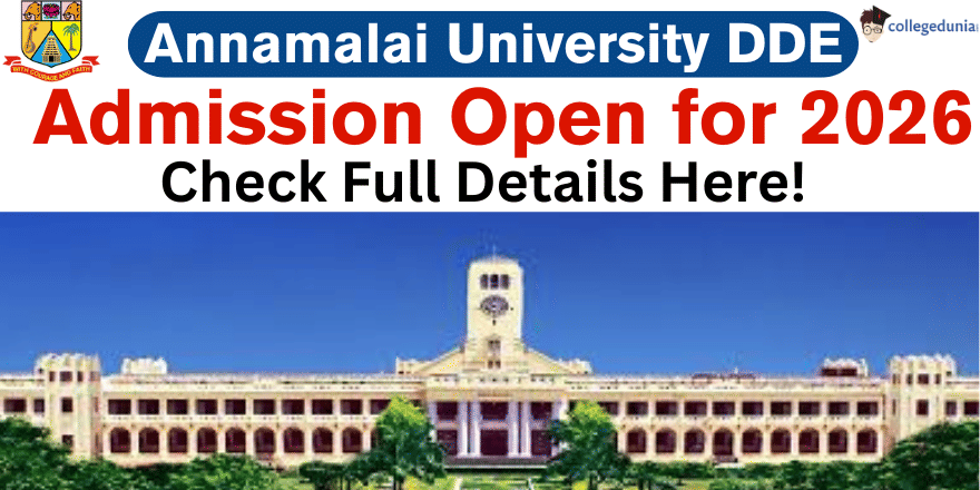 Annamalai University DDE Admission 2026 Open 