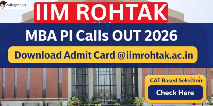 IIM Rohtak PI Calls Out for MBA 2026&ndash;28