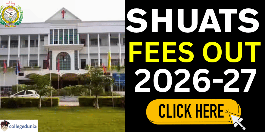  SHUATS Fee Structure 2026 Released 