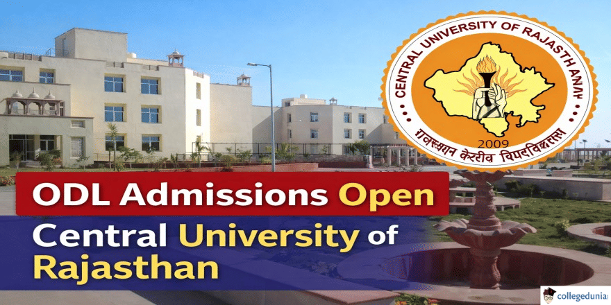 Central University of Rajasthan CDOE Begins Admission 2026