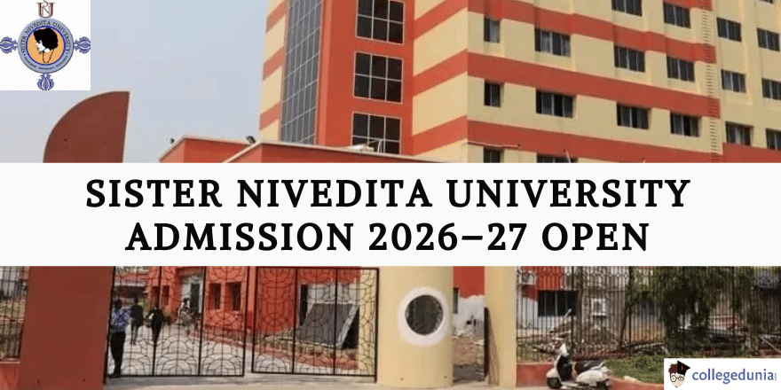 Sister Nivedita University Admission 2026&ndash;27 Open 