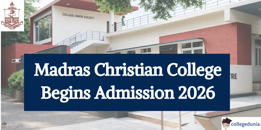 Madras Christian College Admission 2026
