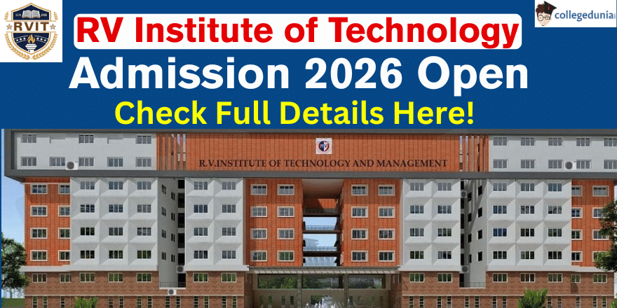 RV Institute of Technology Admission 2026 Open
