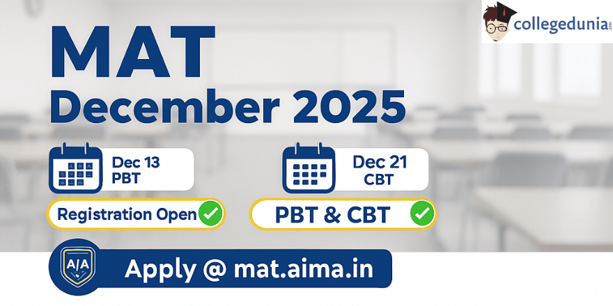MAT 2025 December Registration Begins