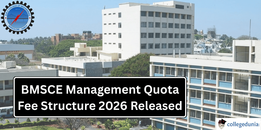 BMSCE Management Quota Fee Structure 2026