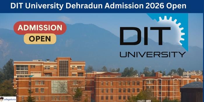 DIT University Dehradun Admission 2026 Open
