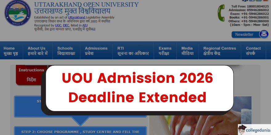 Uttarakhand Open University Admission Deadline For 2026 Extended
