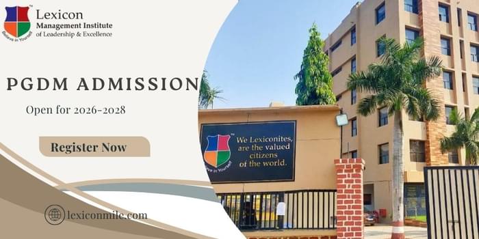 LEXICON Mile PGDM Admission for 2026-2028 Open 