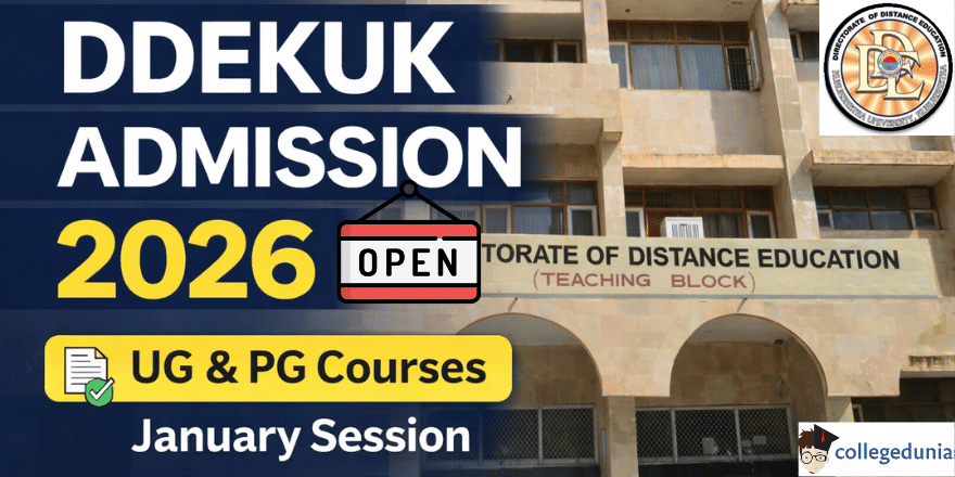 DDEKUK Admission 2026 Open for Session 2026
