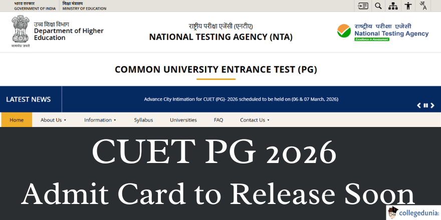 CUET PG 2026 Admit Card Soon