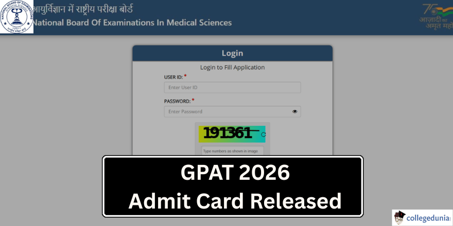 GPAT 2026 Admit Card Released