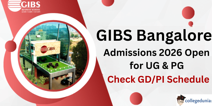 GIBS Banglore Admission 2026