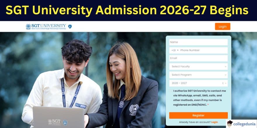 SGT University Admission 2026-27 Begins at sgtuniversity.ac.in