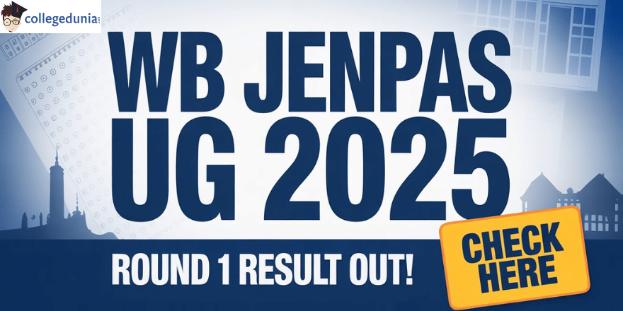 WBJEEB JENPAS(UG) 2025 Round 1 Result Out