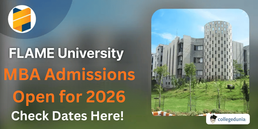 FLAME University MBA Admission Dates 2026
