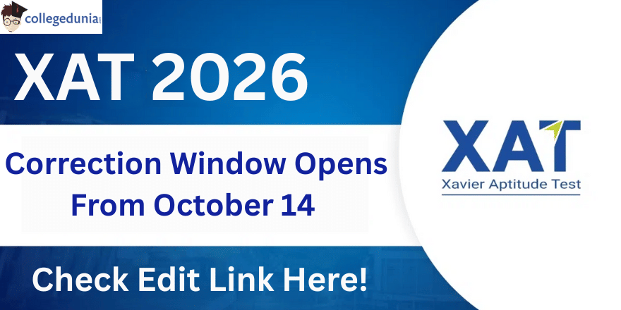 XAT 2026 Form Correction Window Opens 