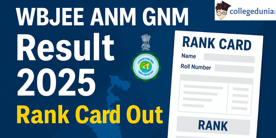 WBJEE ANM GNM Result 2025 Released