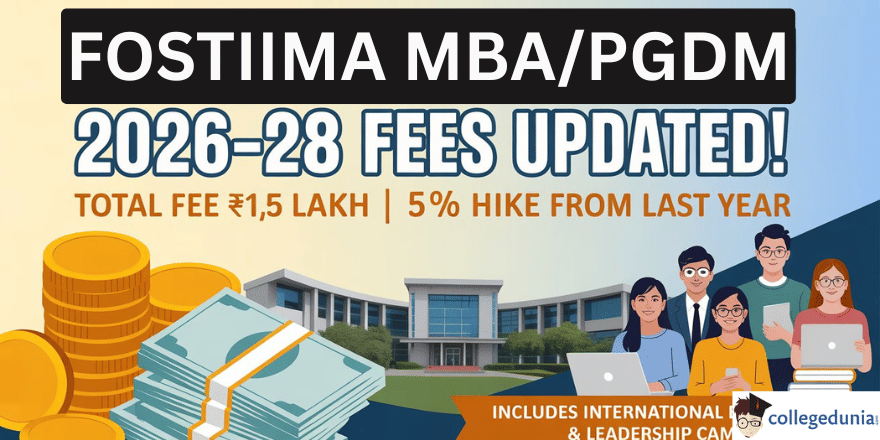 Fostiima Business School Releases MBA Fee Structure for 2026 28 Batch