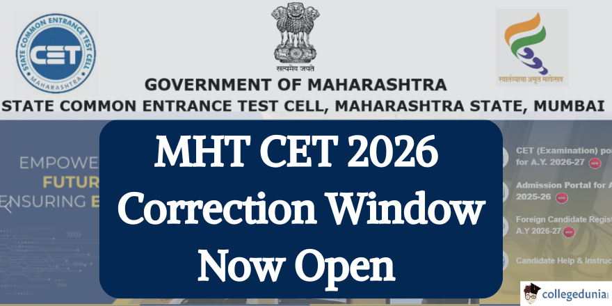 MHT CET 2026 @cetcell.mahacet.org