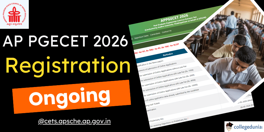   AP PGECET 2026 Registration Ongoing