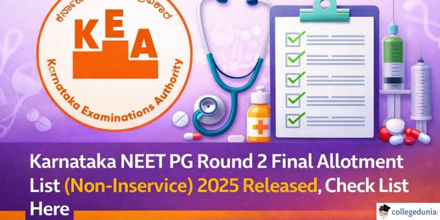 Karnataka NEET PG Round 2 Final Allotment List