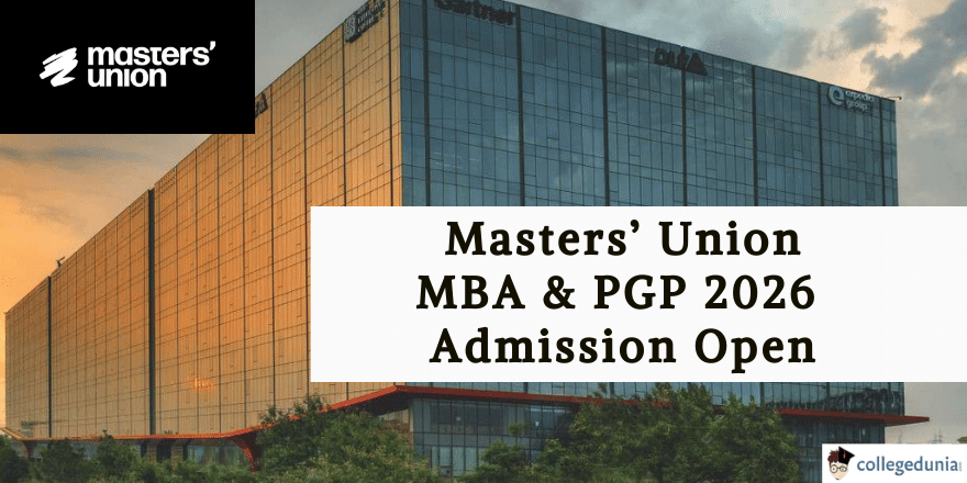Masters Union Begins MBA Admission 2026