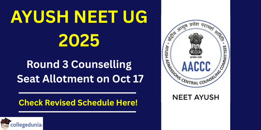 Ayush NEET UG Round 3 Counseling