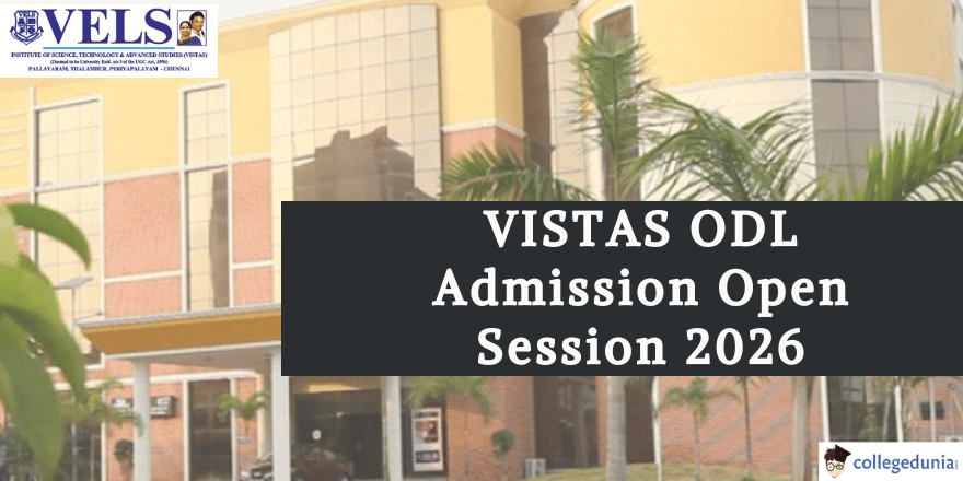 VISTAS ODL Admission 2026 Open