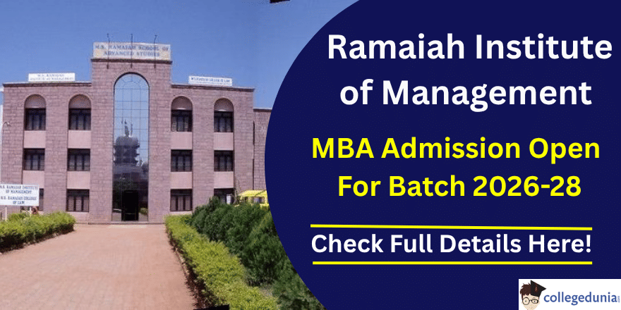 Ramaiah Institute of Management MBA Admission 2026