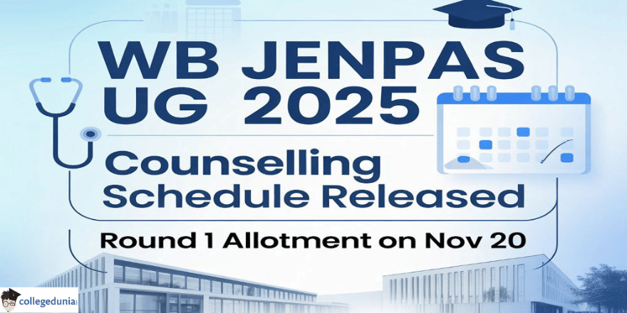 WB JENPAS UG 2025 Counselling Schedule Released