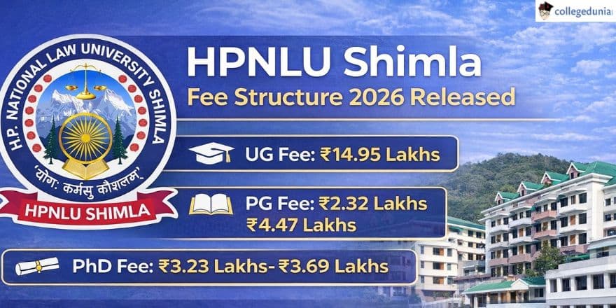 HPNLU Shimla: Fee Structure 2026 Released