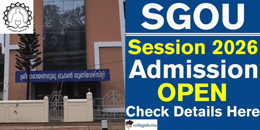 SGOU Admission 2026 Open