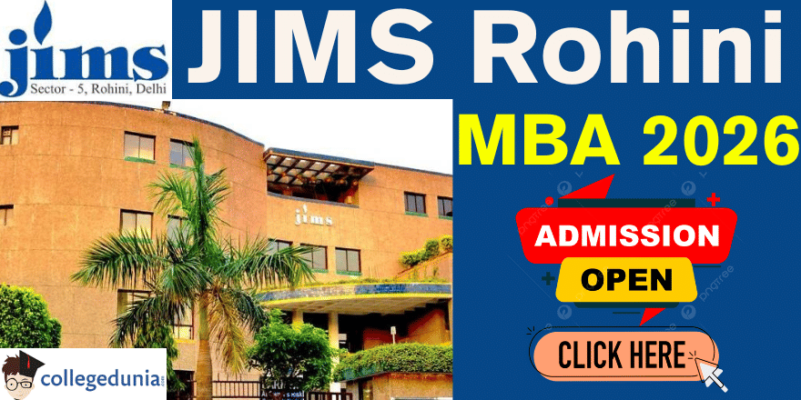 JIMS Rohini MBA Admissions 2026