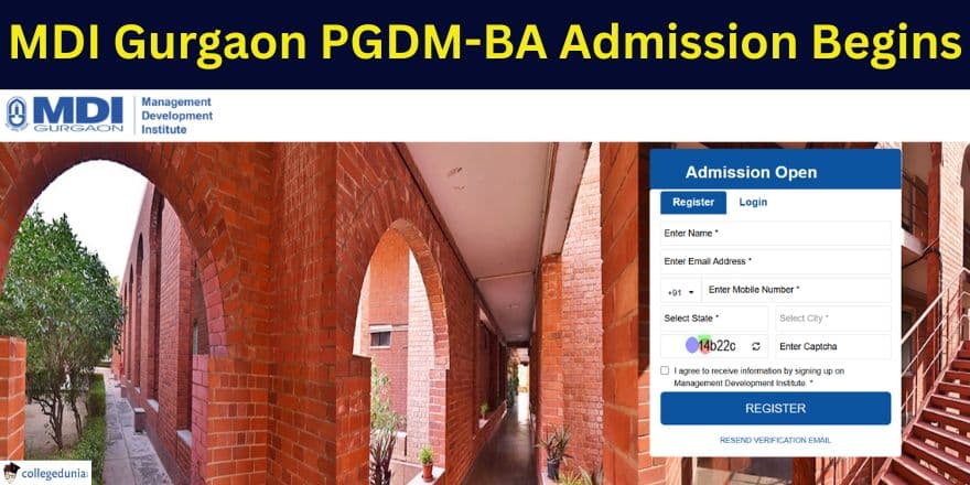 MDI Gurgaon PGDM Business Administration admission 2026 Begins 