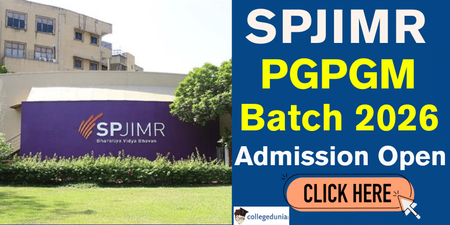 SPJIMR PGPGM Admission 2026 Open