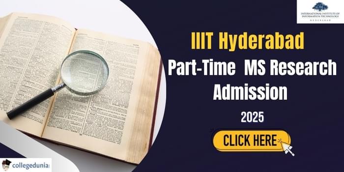 IIIT Hyderabad Part-Time MS Program Admission 2025